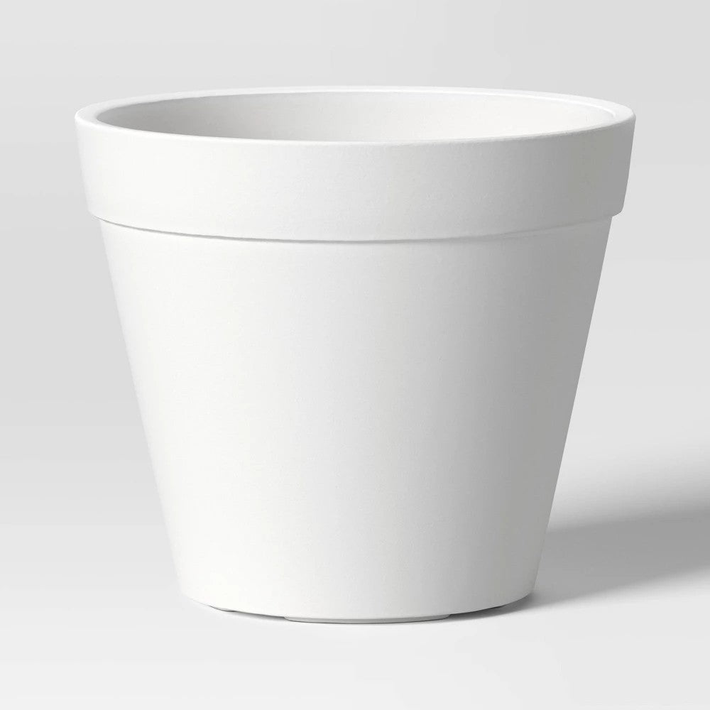 Classic Composite Indoor Outdoor Planter Pot 13.875"x13.875" Cream - Threshold™ - Bellso